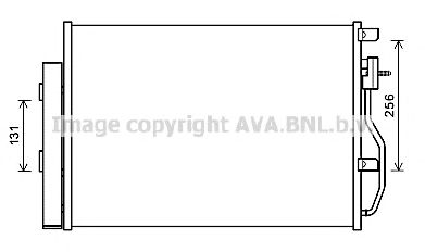 AVA QUALITY COOLING cta5048d -  Конденсатор, кондиционер